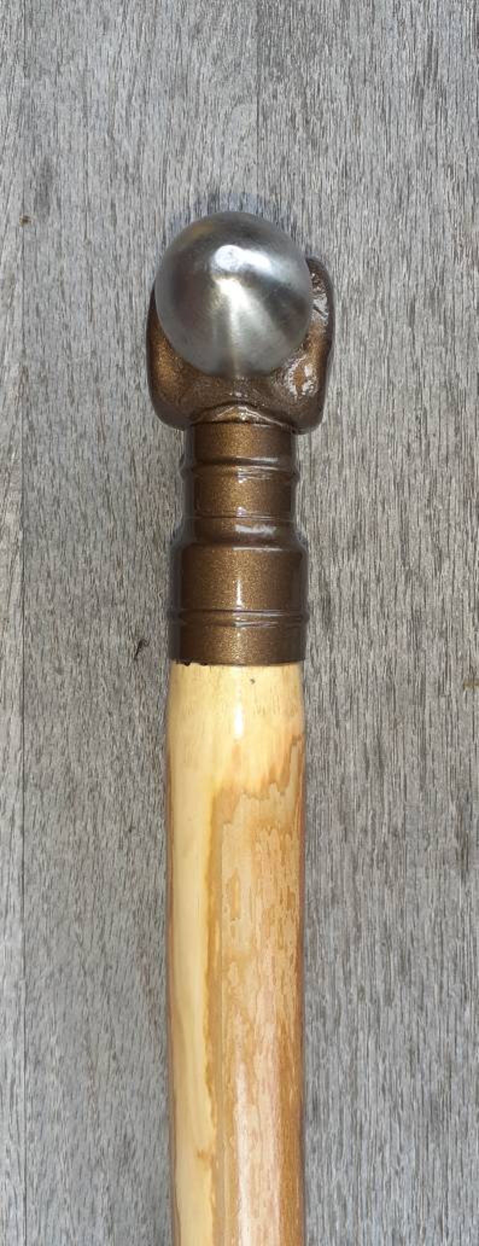 New Unique Ball Peen Hammer Cane Walking Stick Hammer Handle Etsy