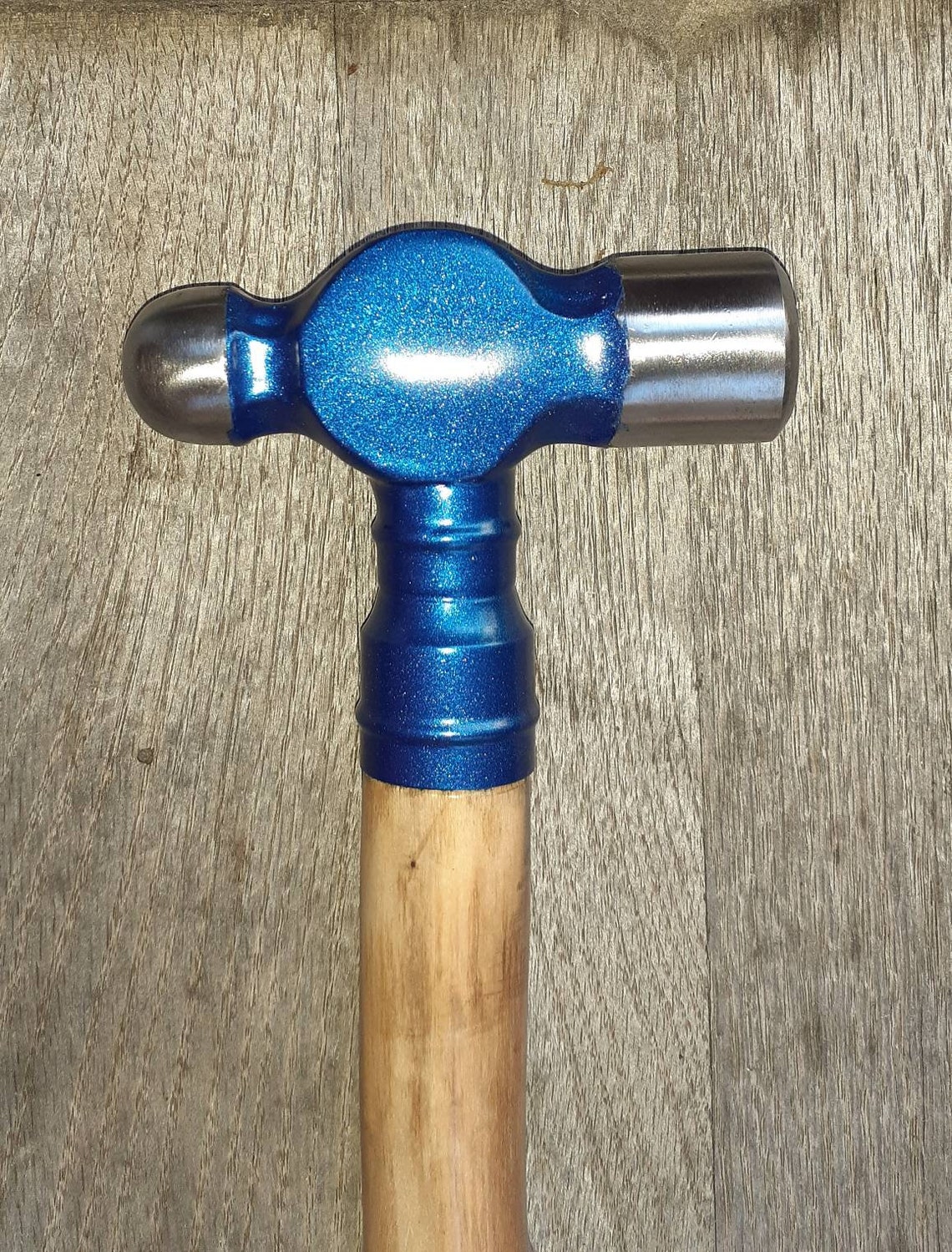 New Unique Ball Peen Hammer Cane Walking Stick Hammer Handle Solid