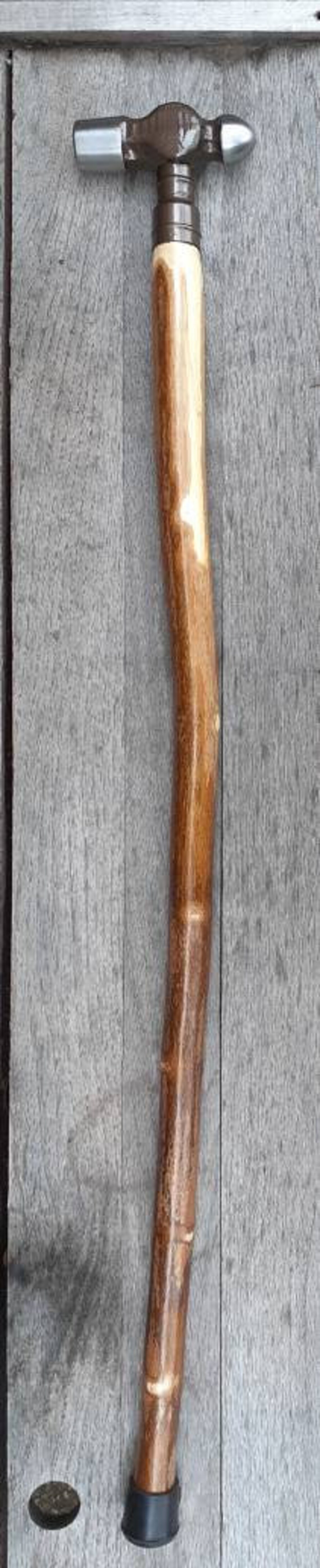 New Unique Ball Peen Hammer Cane Walking Stick Hammer Handle Etsy