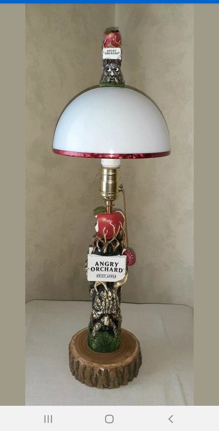 Angry Orchard Crisp Apple Beer Tap Handle Lamp. Bar Light Pub  Barware Lamps