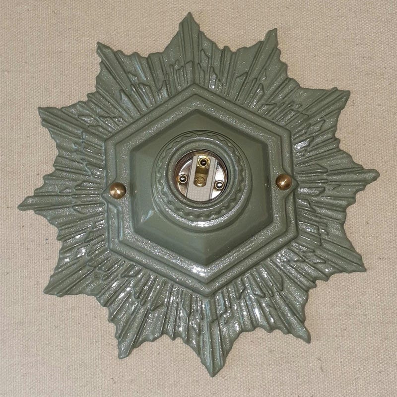 Vintage Ceiling Light - Etsy