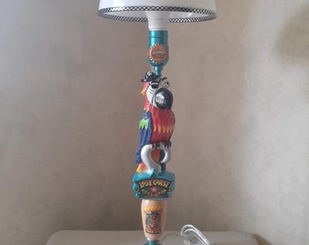 Lost Coast Brewery Arrgh! Beer Tap Handle Lamp. Bar Light Pub Mancave Barware Lamps Beer Light Breweriana Knobs Table Lamp Parrot Pirate