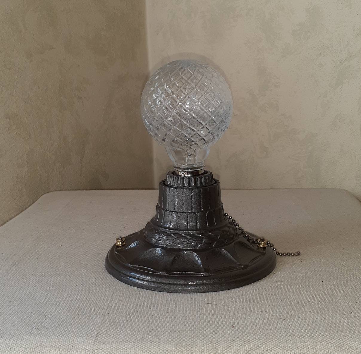 Antique Vintage 1920s 1930s Flush Mount Ceiling Single Light Etsy