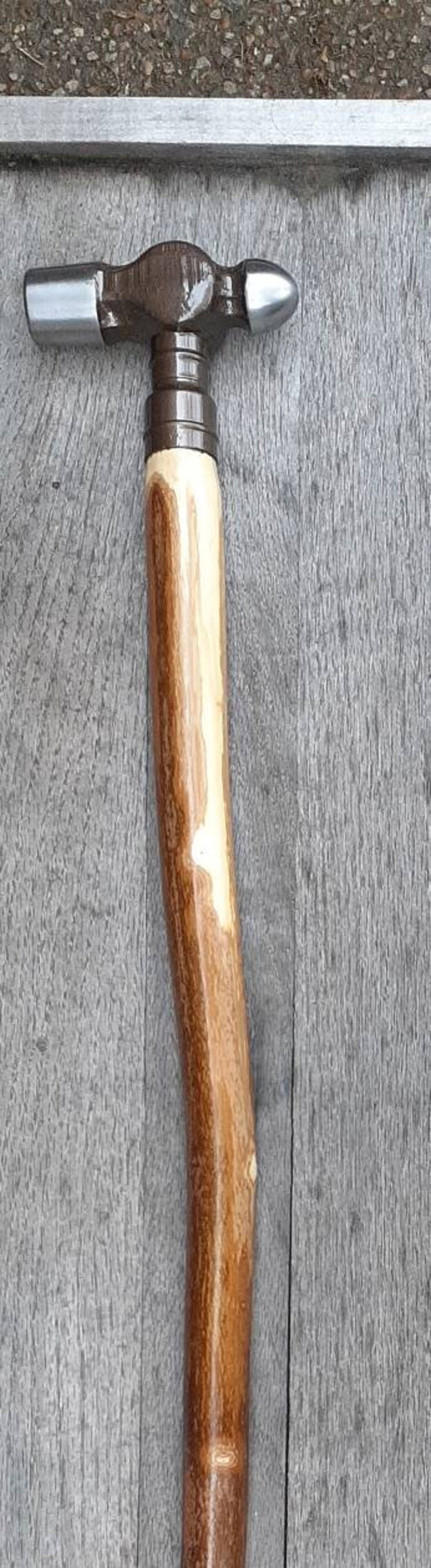 New Unique Ball Peen Hammer Cane Walking Stick Hammer Handle Etsy