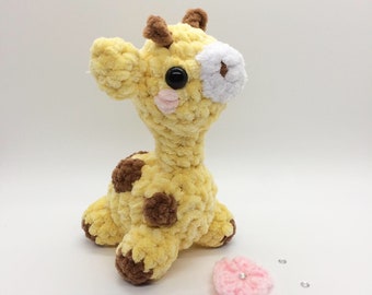 Giraffe Plüsch, gehäkelte Giraffe