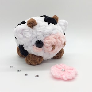 crochet cow, cute cow stuffed animals, gifts for kids