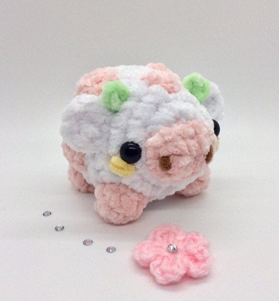 plush strawberry cow