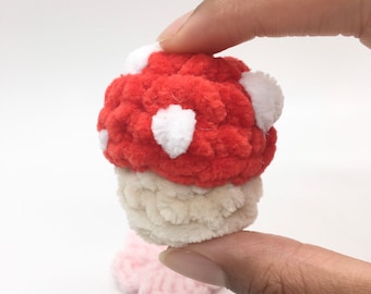 Mini Mushroom plush, mushroom keychain, cute fall decor