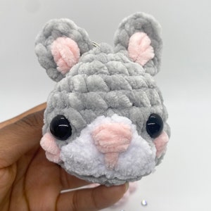Bunny Keychain, cute bunny rabbit plushy keychain