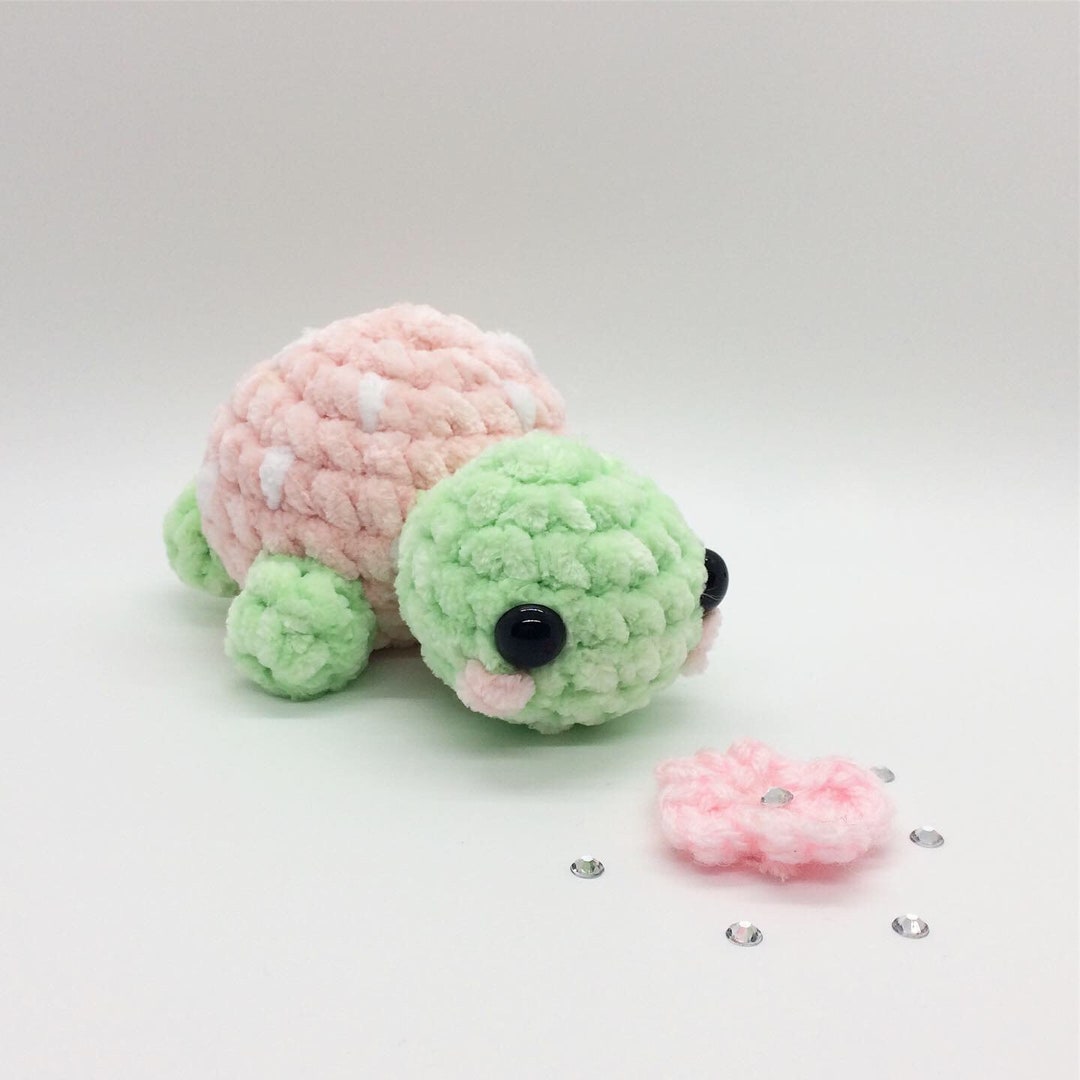 Turtle Crochet Kit Easy Level Crochet Kit Crochet Turtle Gift