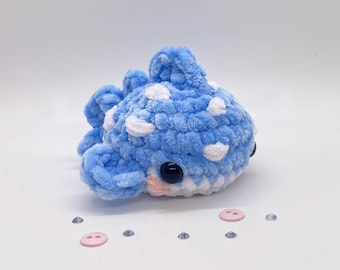 Peluche de tiburón ballena a crochet, animal de peluche de tiburón ballena, juguete de peluche de tiburón, listo para enviar, regalo de tiburón ballena, juguetes y regalos hechos a mano