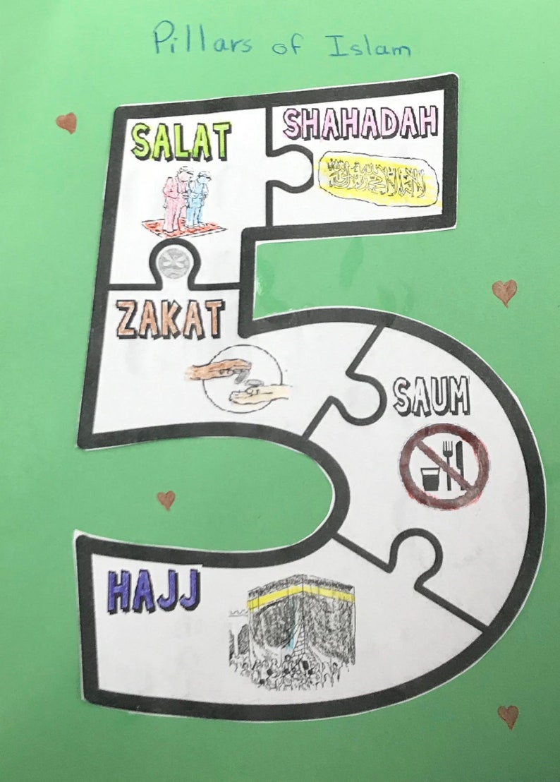 Five Pillars of Islam activity | Etsy