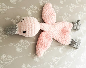 Crochet Flamingo Snuggler