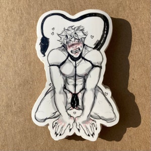 YAOI Incubus Demon Sticker - 2.9" x 4.4" Vinyl Sticker Glossy