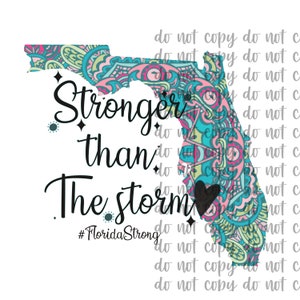 Florida Strong Png-Florida Mandala, Florida starken Sturm, Florida Sublimation - Stärker als der Sturm png-Sublimation Kunst
