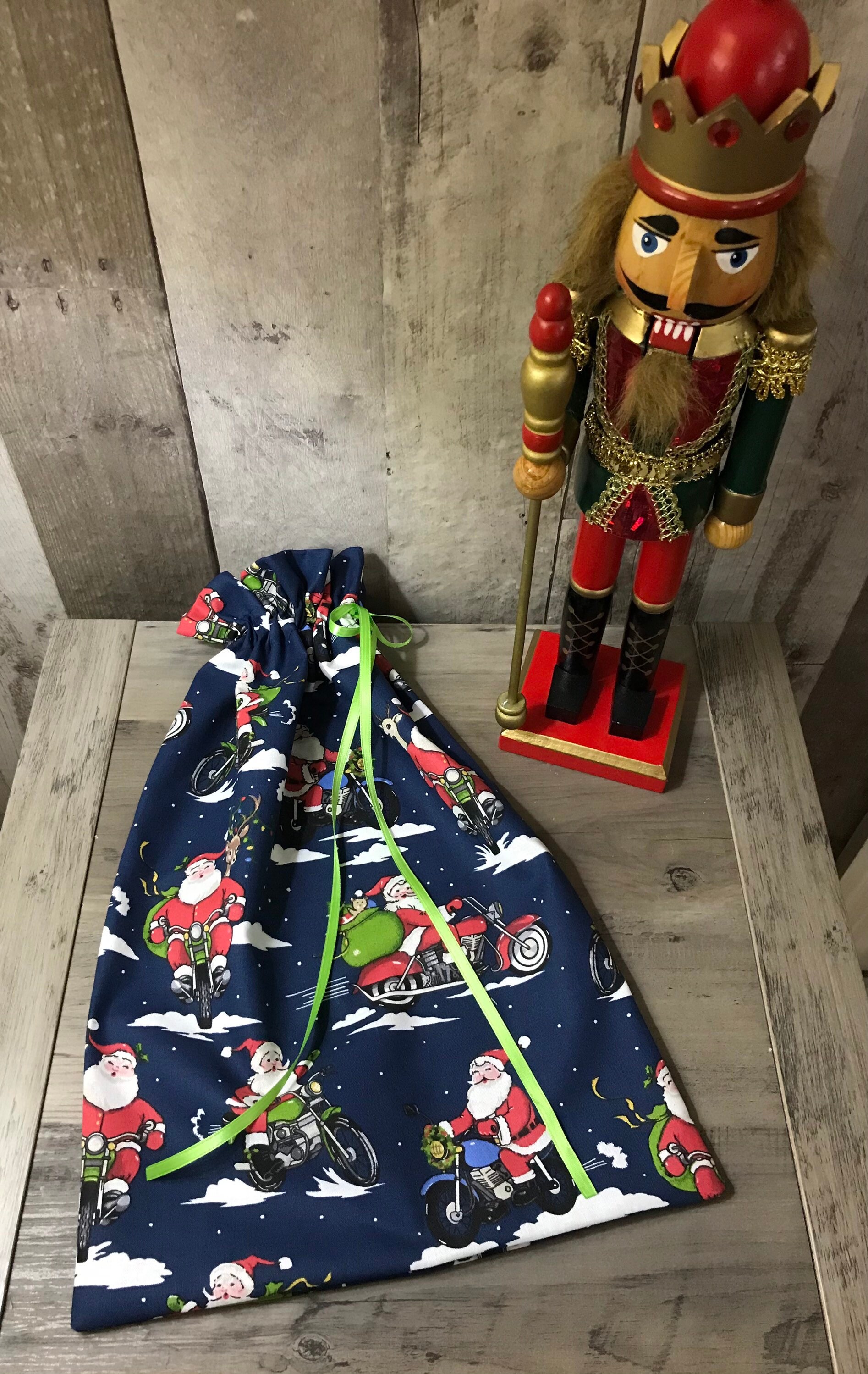 Christmas Gift for Employees/ Handmade Gift Bag/ Drawstring | Etsy