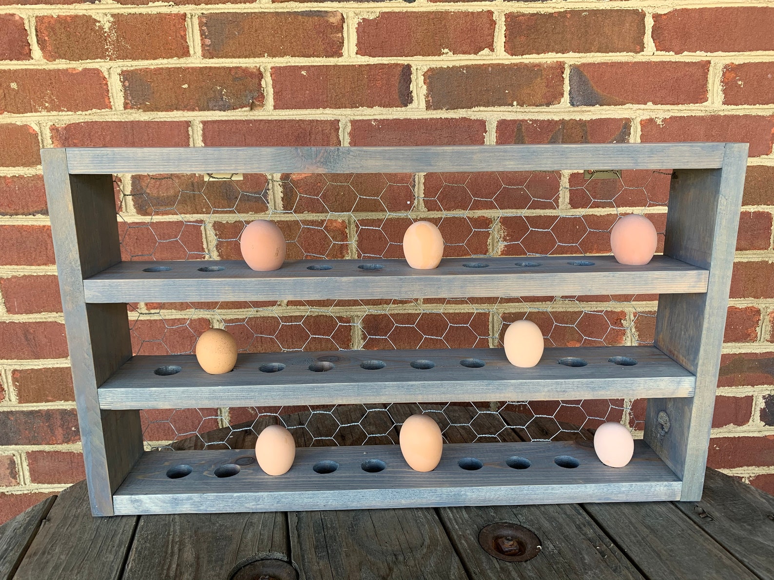 Countertop Egg Holder Egg Holder Egg Rack Original Wood Egg Etsy Canada