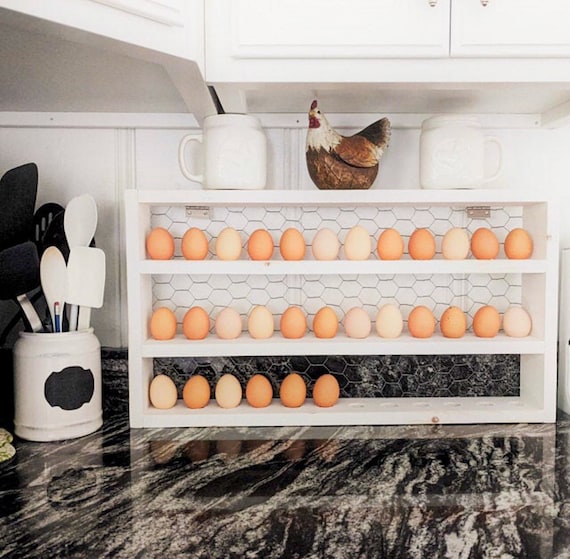 Stackable Egg Holder for your Countertop, Chicken Egg Holder