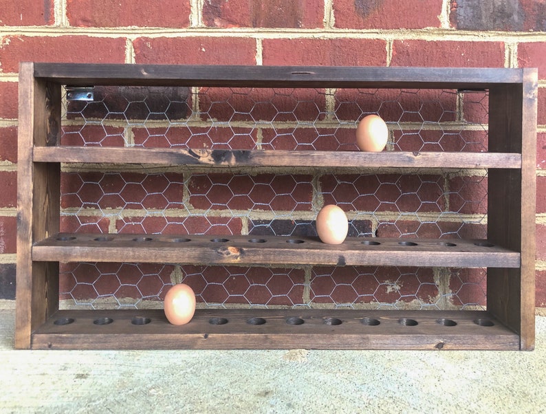 Countertop Egg Holder Egg Holder Egg Rack Original Wood Egg Etsy