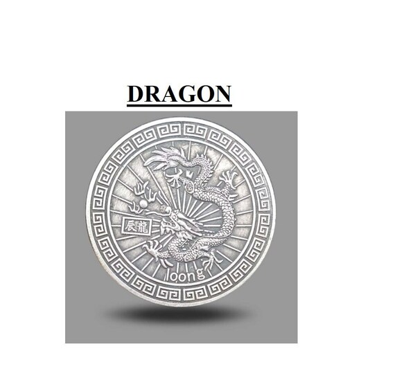 Year of the Dragon Coin -- Chinese Horoscope Zodiac Coin Rat