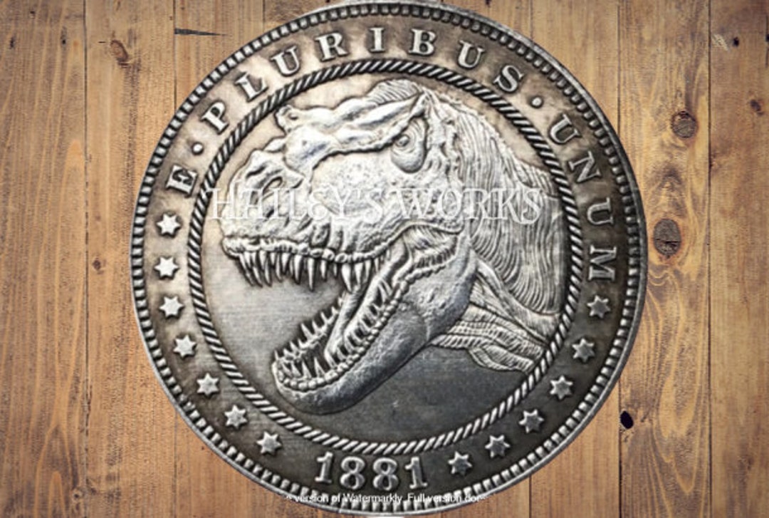 Hobo Nickel Raptor Jurassic Park Dinosaur Animal Pre Historic