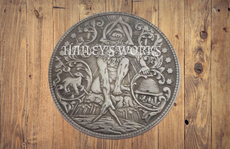 Хобо Никель Все видящие глаза Египетская пирамида Гор Бог Набор Морган Доллар Отлитый США Уникальное Рождество Президент Уникальная резная монета Редкая 1 — изображение