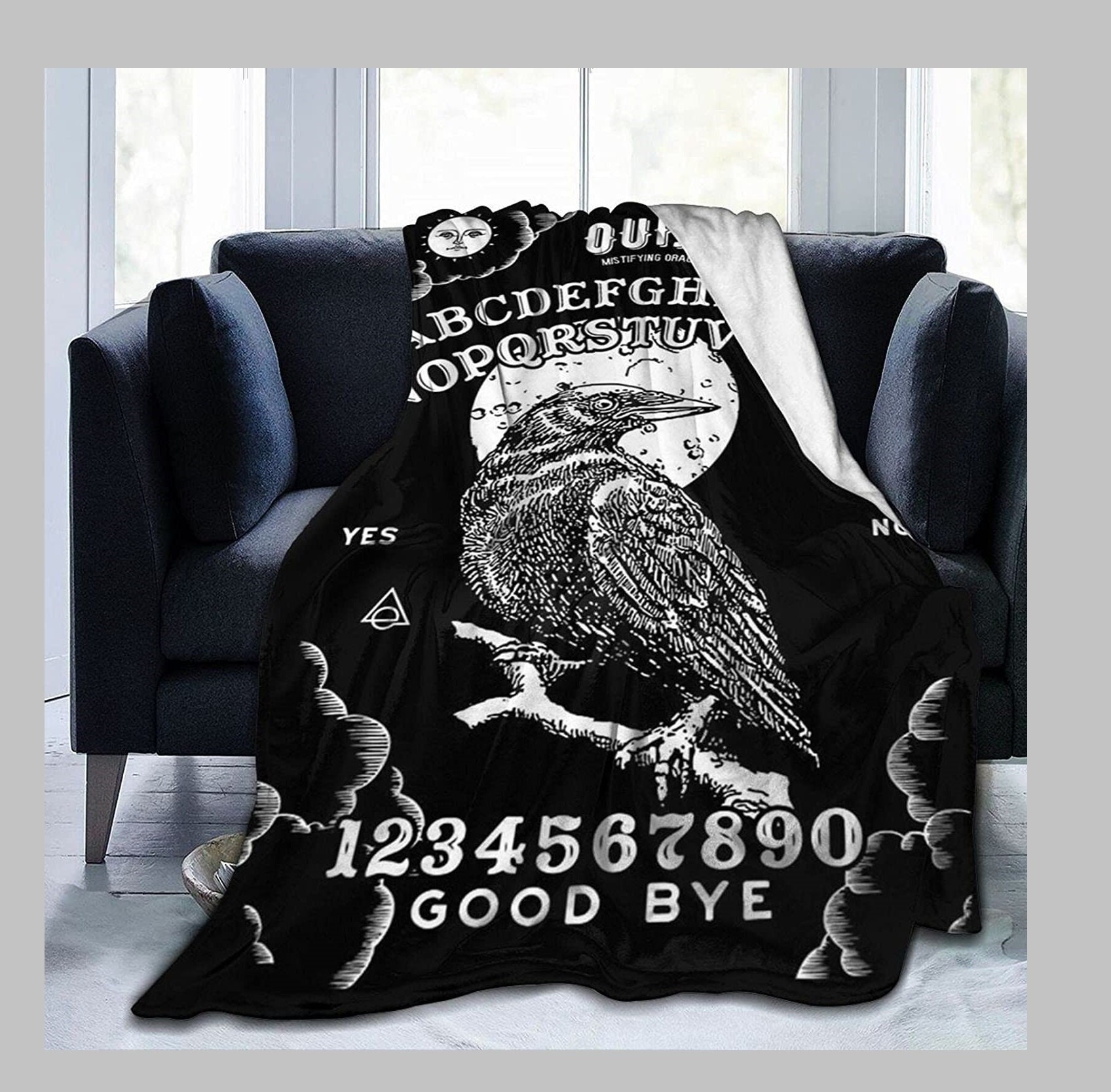 LL-Lord of R-Rings Printed Blanket Flannel Blanket Bed Throw Soft Satan  Printed Bedspread Bedspread Sofa Blanket