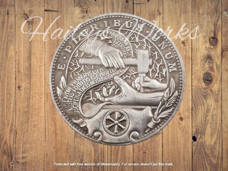 Высокое качество Hobo Никель Сердце Иисус Бог Церковь Сердце Морган Доллар Серебро Отлитая США Уникальная Американская Уникальная Резная Монета Редкий Панк Байкер 1 — изображение