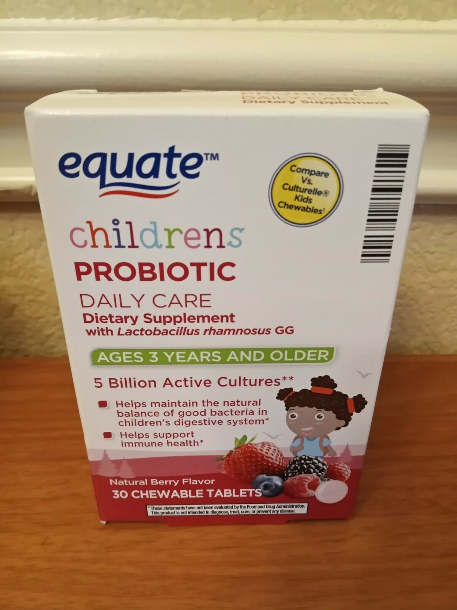 Lot Of 4 Equate Childrens Probiotic 30 Chewable Tablets Per Etsy