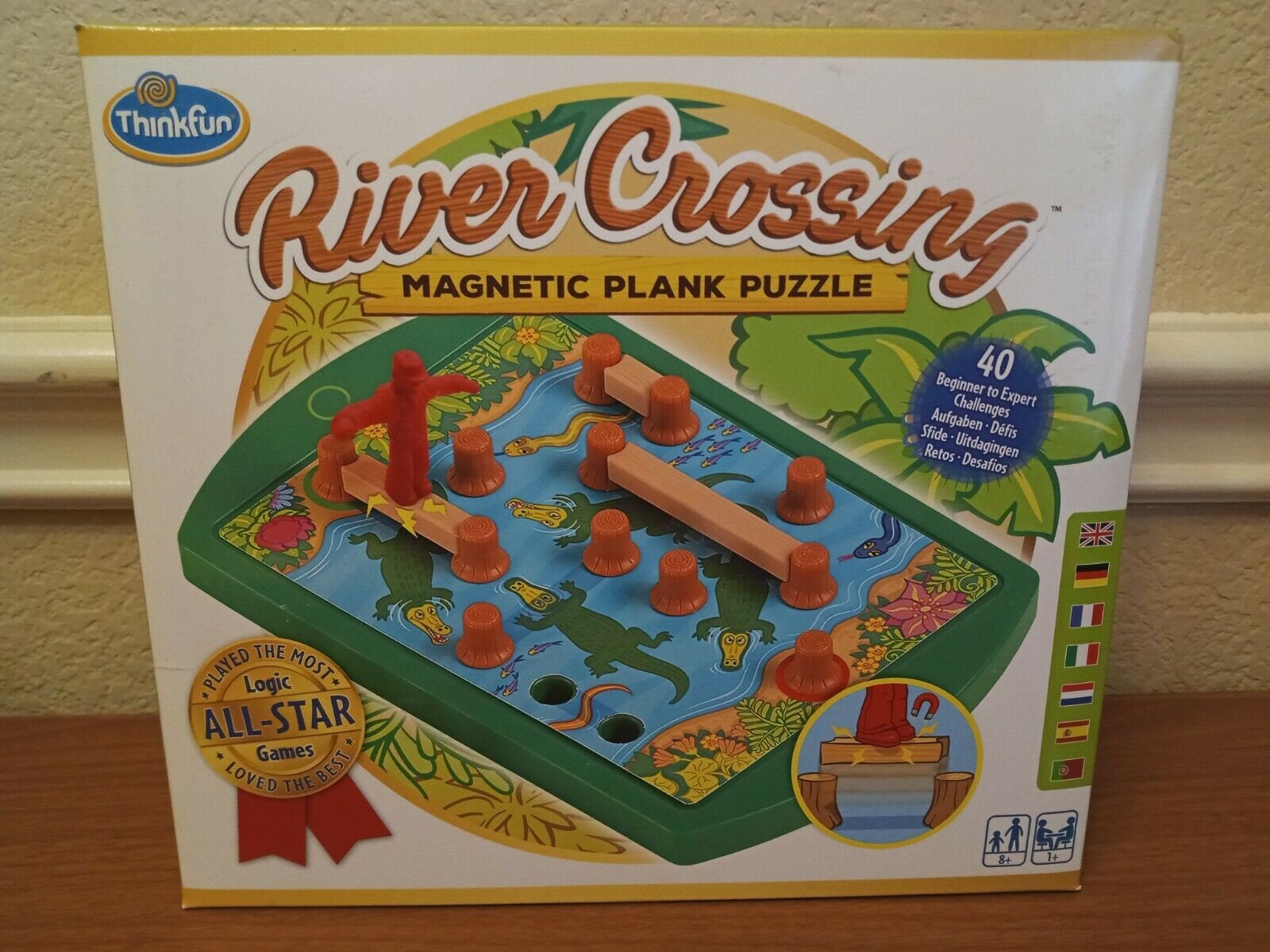 Thinkfun River Crossing Plank Puzzle Logic Game NEW Etsy