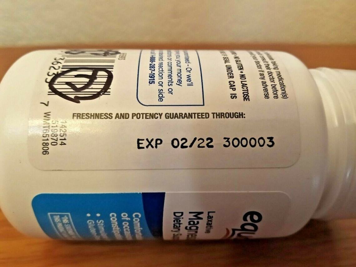 Lot of 4 Equate Laxative Magnesium Dietary Supplement 500 MG Etsy