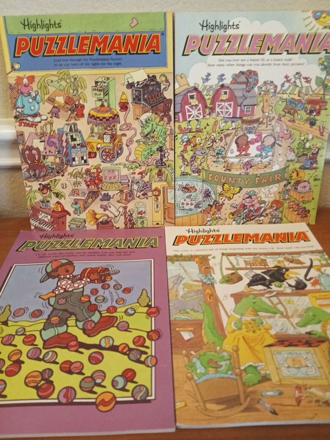 Big Lot Of 17 Highlights Puzzlemania Activity Books For | Etsy