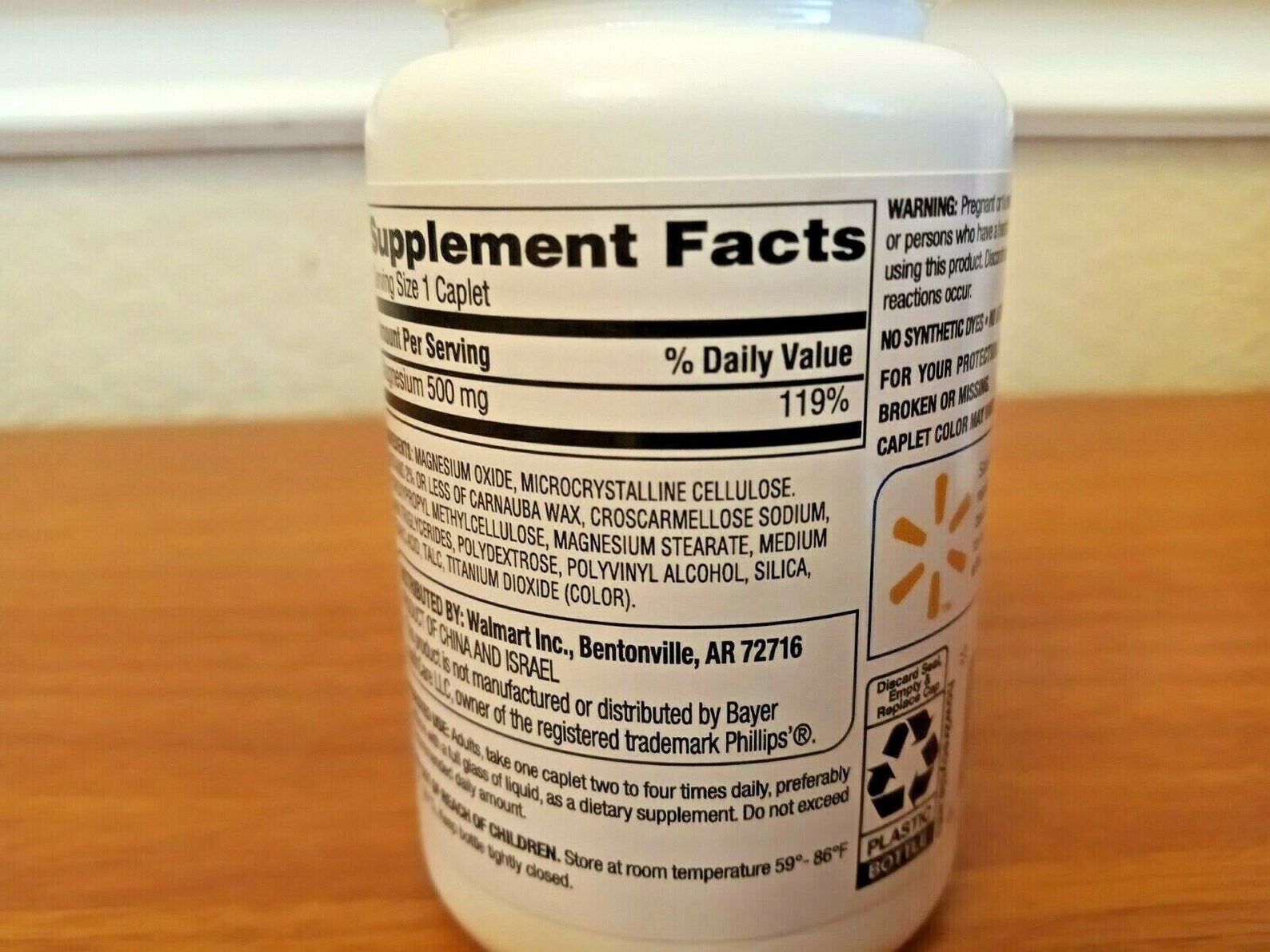 Lot of 4 Equate Laxative Magnesium Dietary Supplement 500 MG Etsy