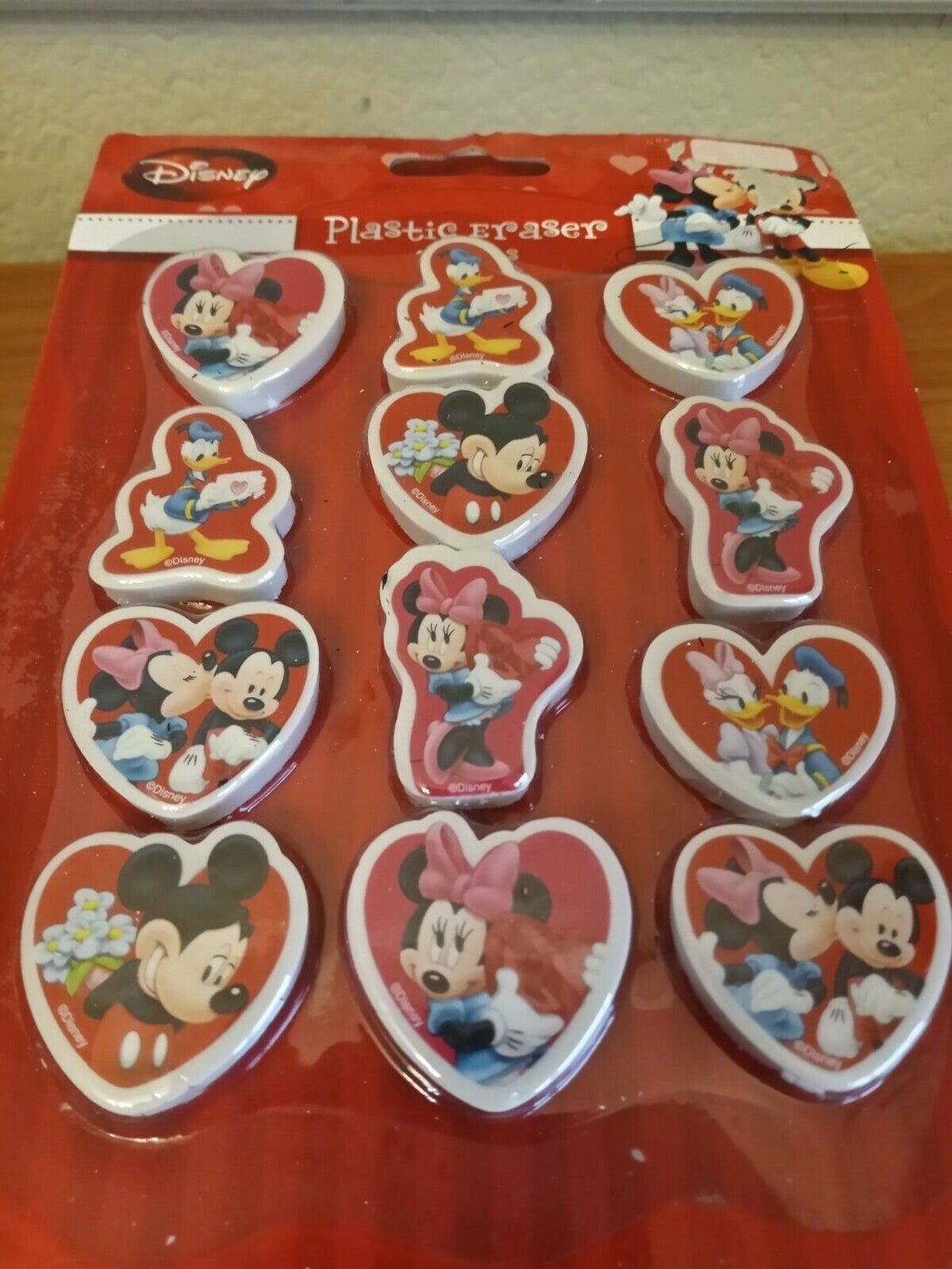 Disney Plastic Eraser Lot Of 13 Packs 156 Erasers Total Mickey Etsy