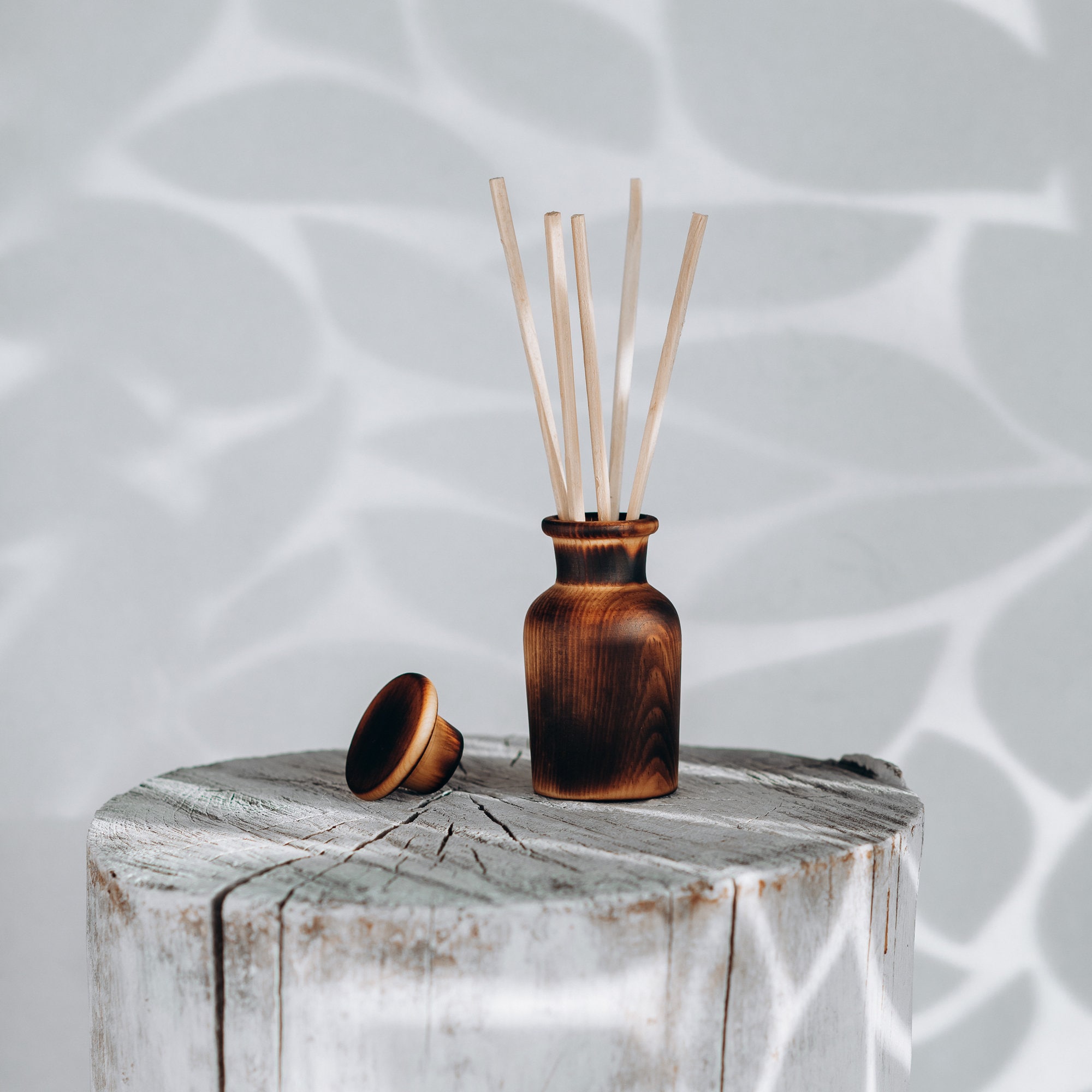 Wooden Aroma Diffuser With Cedar Sticks 3DA. Etsy