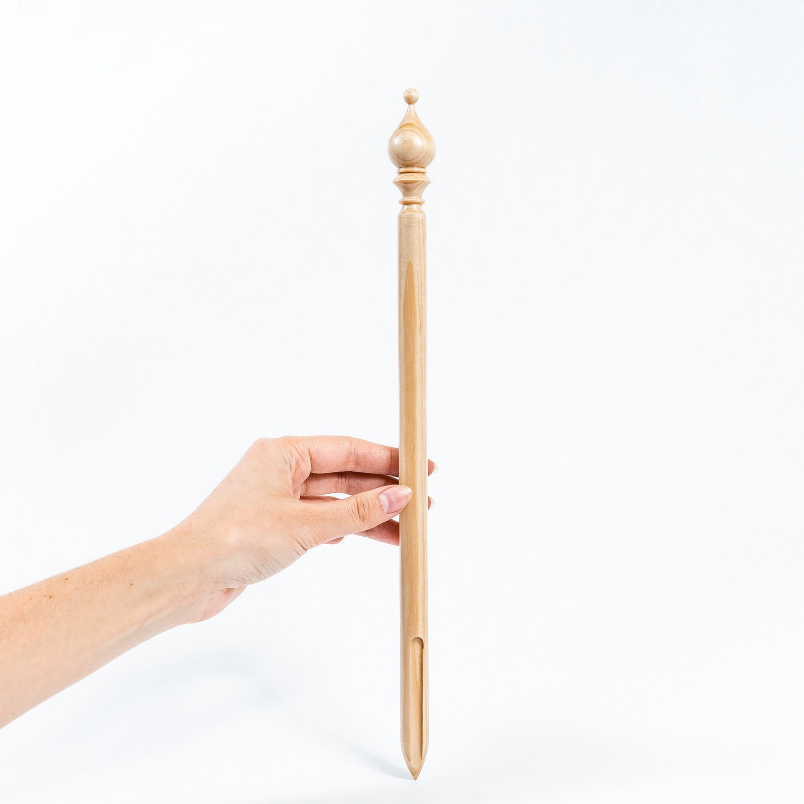 Broomstick lace tool size 15 mm. Mace for crochet with groove Etsy