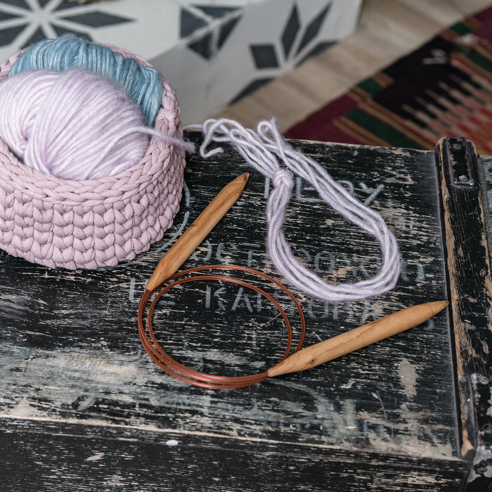 Wooden Circular Knitting Needles Made by Cherry Wood 14 Mm Etsy