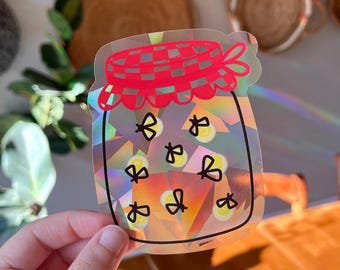Firefly Suncatcher | Rainbow Window Sticker | Rainbow Maker Prism Decal