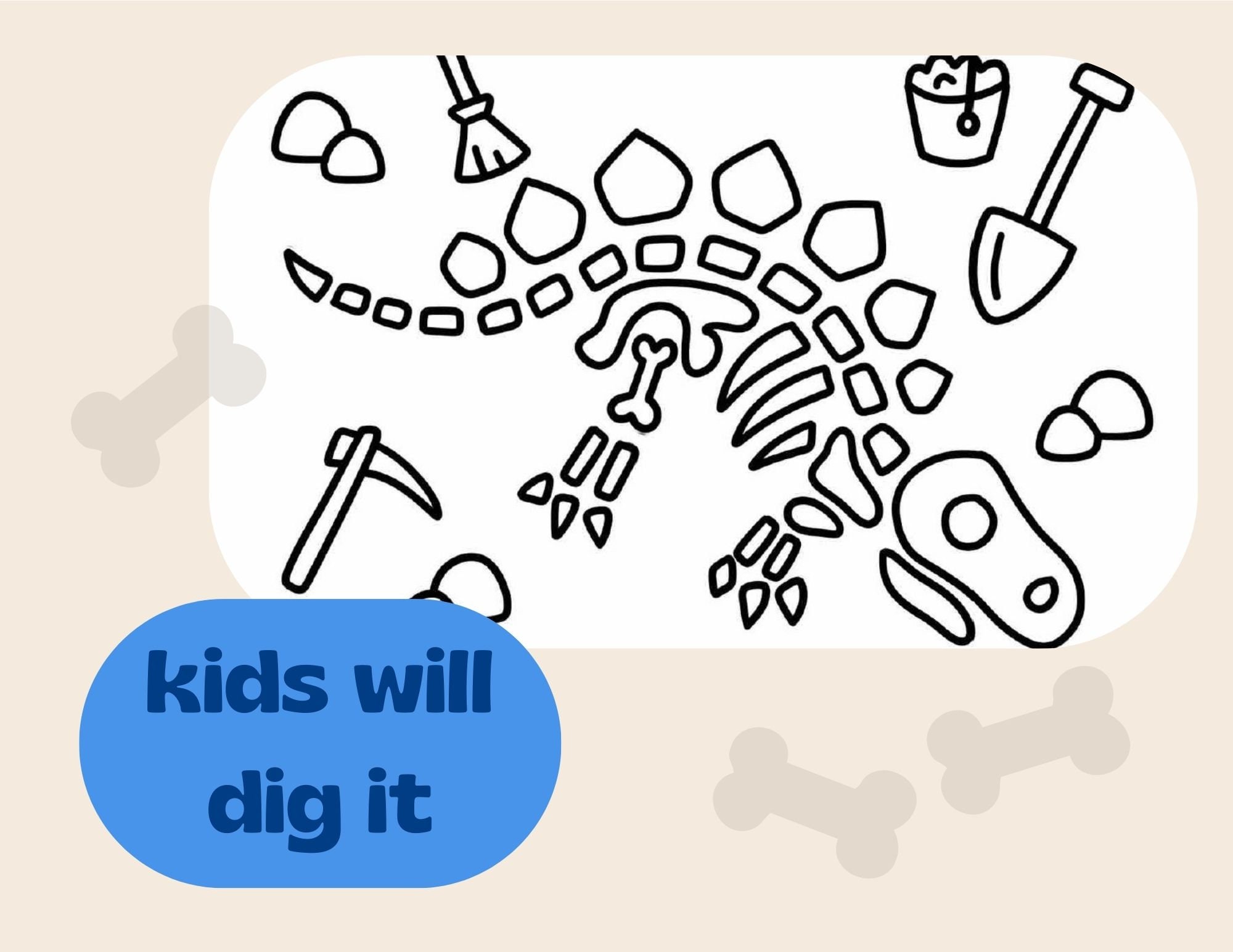 Dinosaur Coloring Book Printable Pages - Etsy