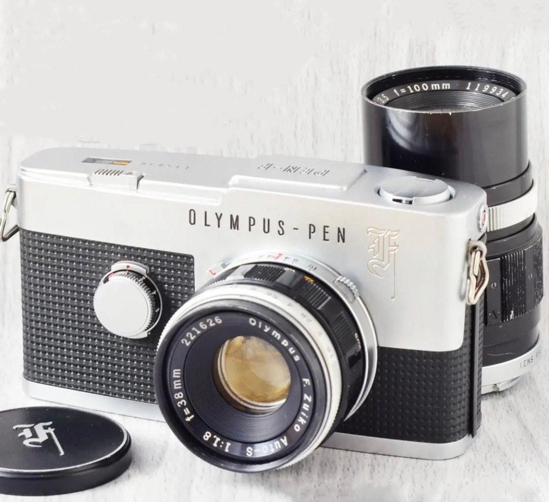 ソフトパープル OLYMPUS PEN F + 38mm f1.8 + 100mm f3.5 - フィルムカメラ