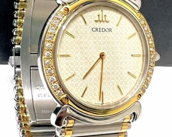 Montre quartz vintage Seiko Credor 18KT 5A74 0190 montre Seiko