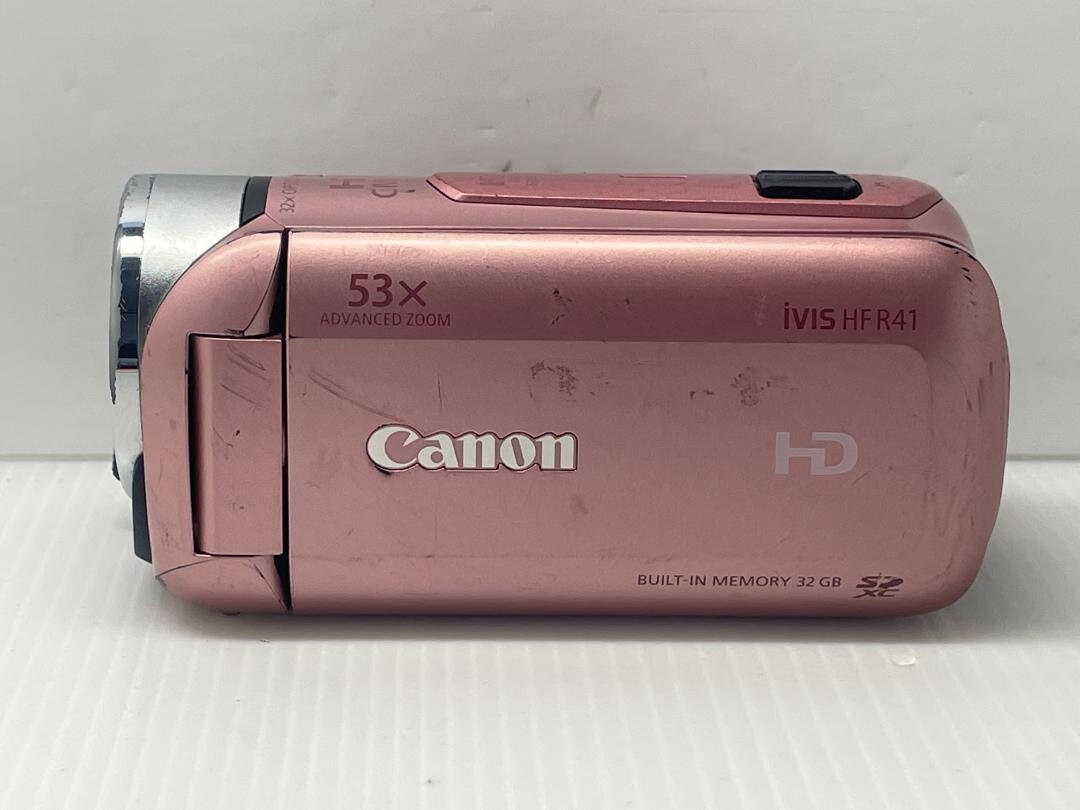 Canon iVIS HF R Digital Video Camera Recorder Pink/ Retro Video camera /  Vintage Video camera / Camcorder / Digital video camera