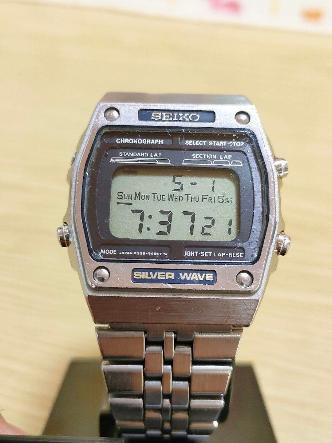 Vintage Seiko A229-5050 Digital Chronograph Alarm Watch / - Etsy Sweden