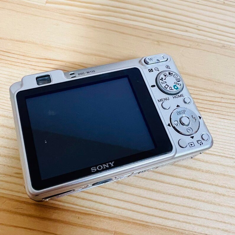 Sony Cybershot DSCW110 7.2MP Compact Digital Camera Silver / Etsy