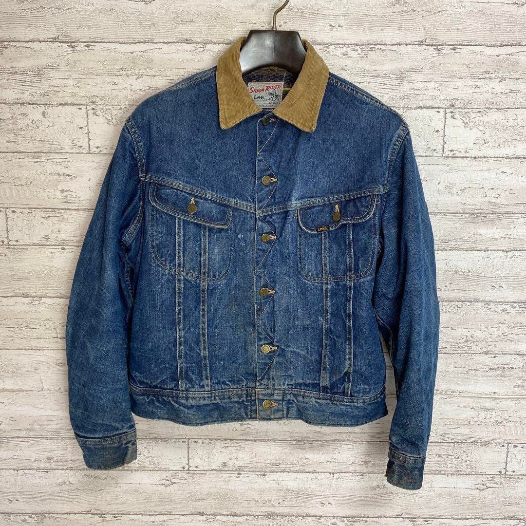 Vintage Lee 101LJ Storm Rider Blanket Lined Denim Jacket Jeans Etsy