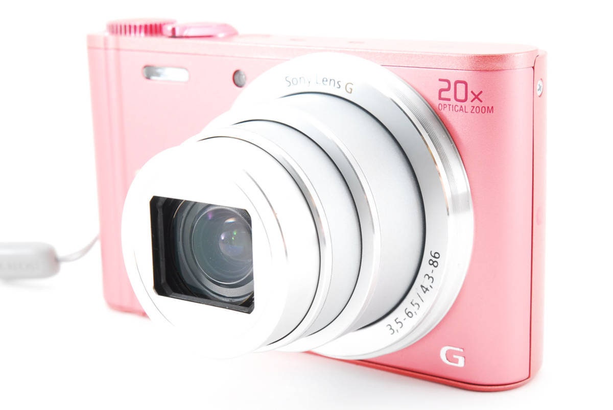 Sony Cybershot DSC-WX350 18.2MP Digital Camera Pink / Vintage