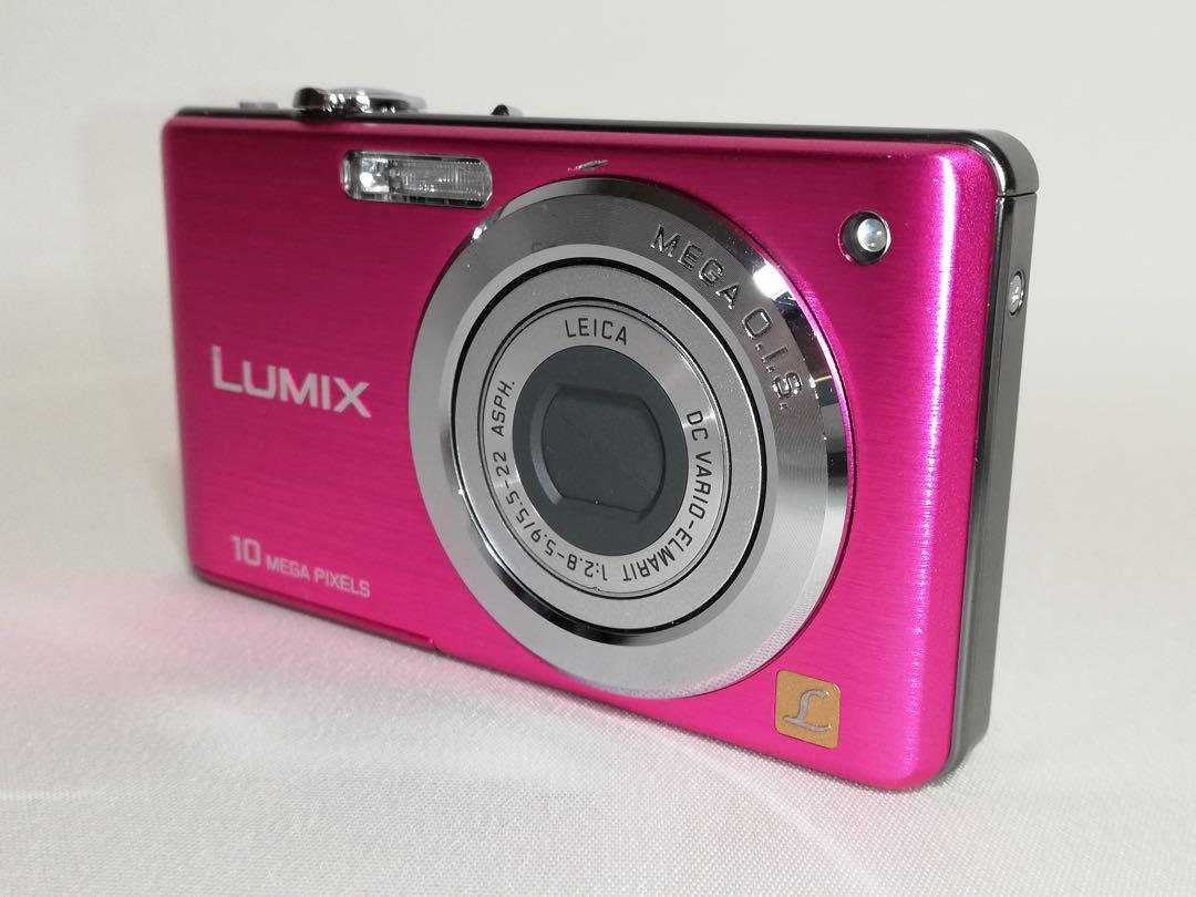 Referendum plaats Berri Panasonic Lumix DMC-FS7 10.1MP Compact Digital Camera Pink / - Etsy