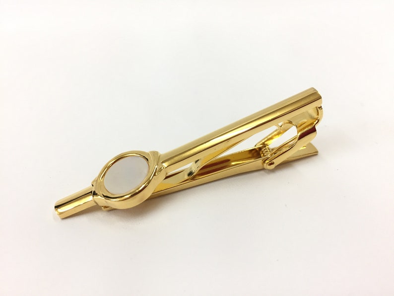 Vintage White Mother of Pearl Tie Clip White Mother of Pearl Tie Bar White Pearl Tie Clip 120602