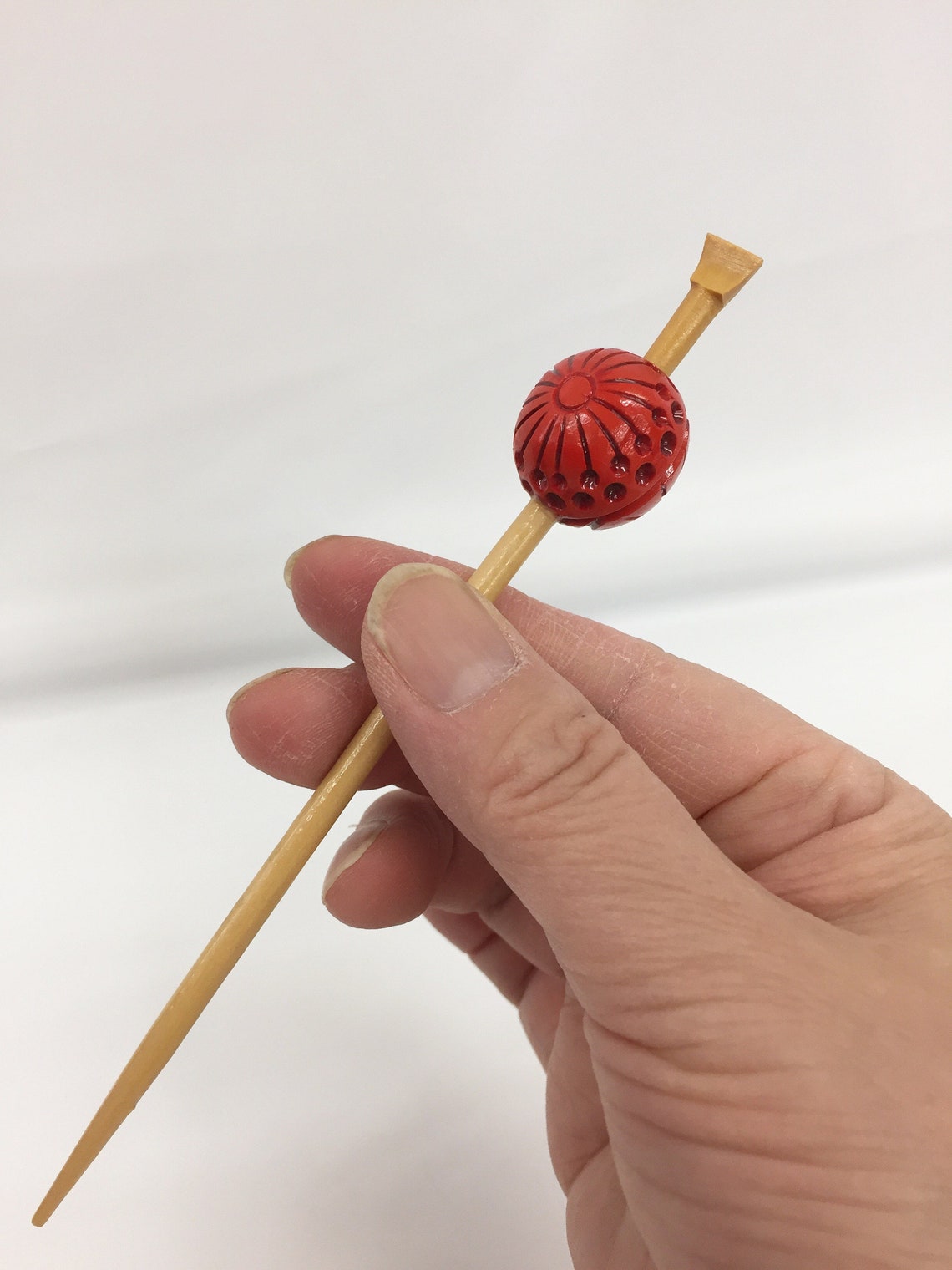 RARE Japanese Kanzashi Hair Sticks/ Kanzashi/ Carved Tsuge/ Etsy