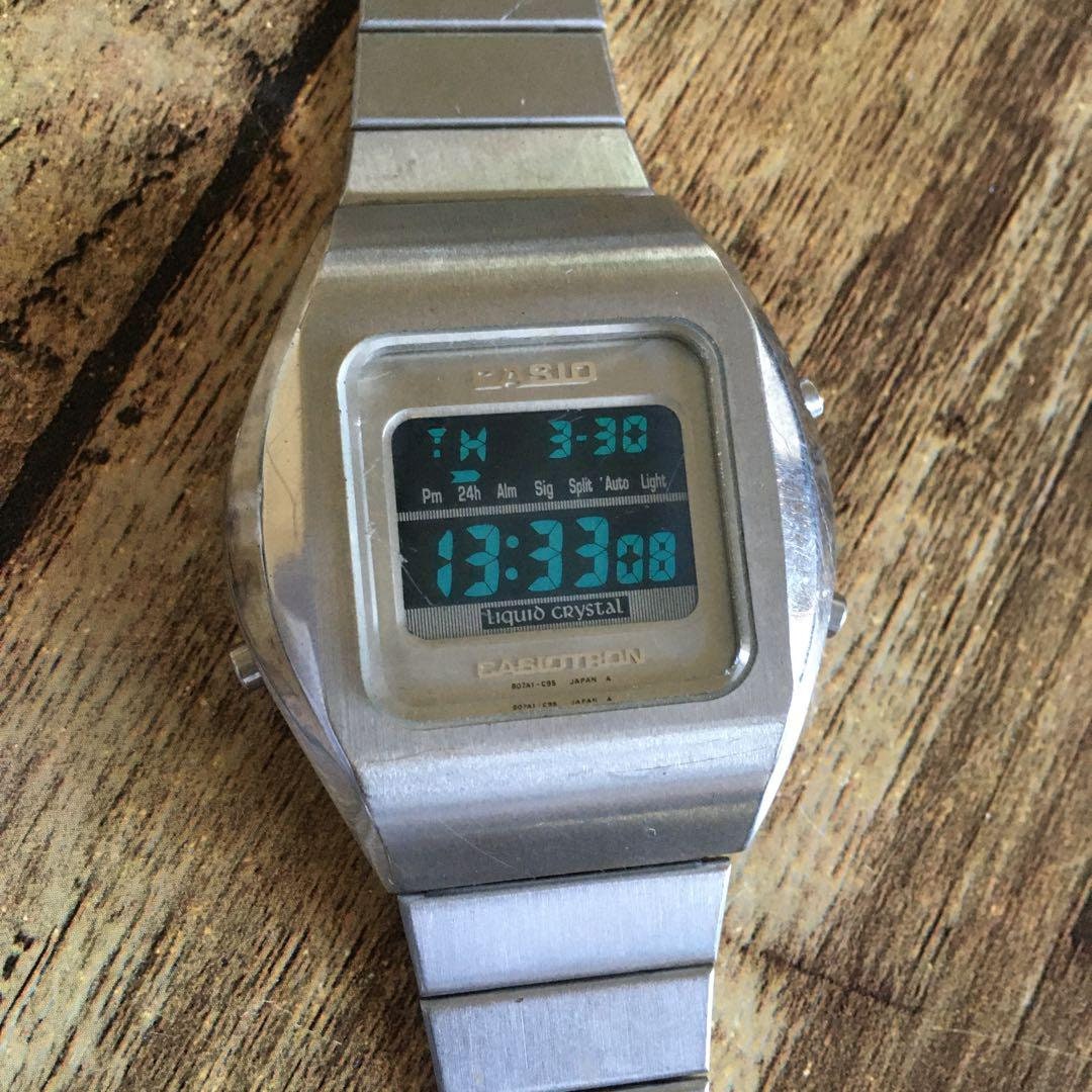 Vintage Casio CASIOTRON TRN-110 LCD Quartz Watch / Vintage - Etsy